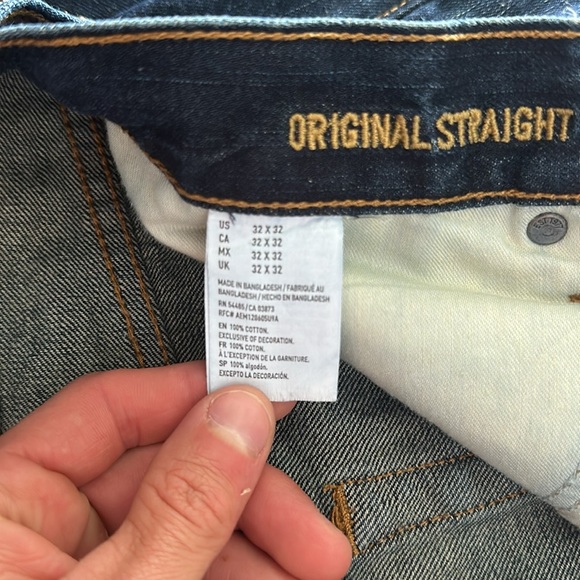 American Eagle Dark Jeans Original Straight - Picture 2 of 2